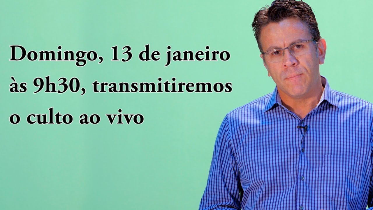 A PARTIR DESTE DOMINGO, CULTOS ÀS 9H30 E 19H