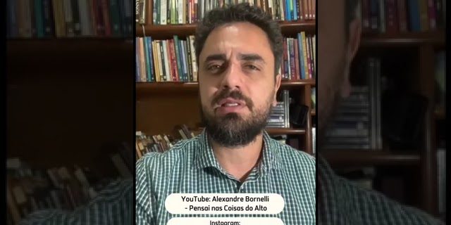 Pensai nas coisas do alto